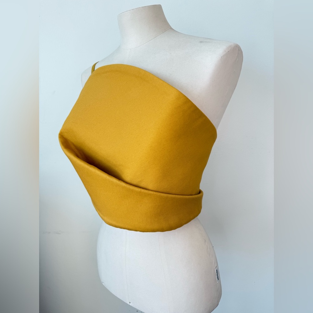 Hanifa Yellow Rozi Petal Top size XL - Picture 10 of 12